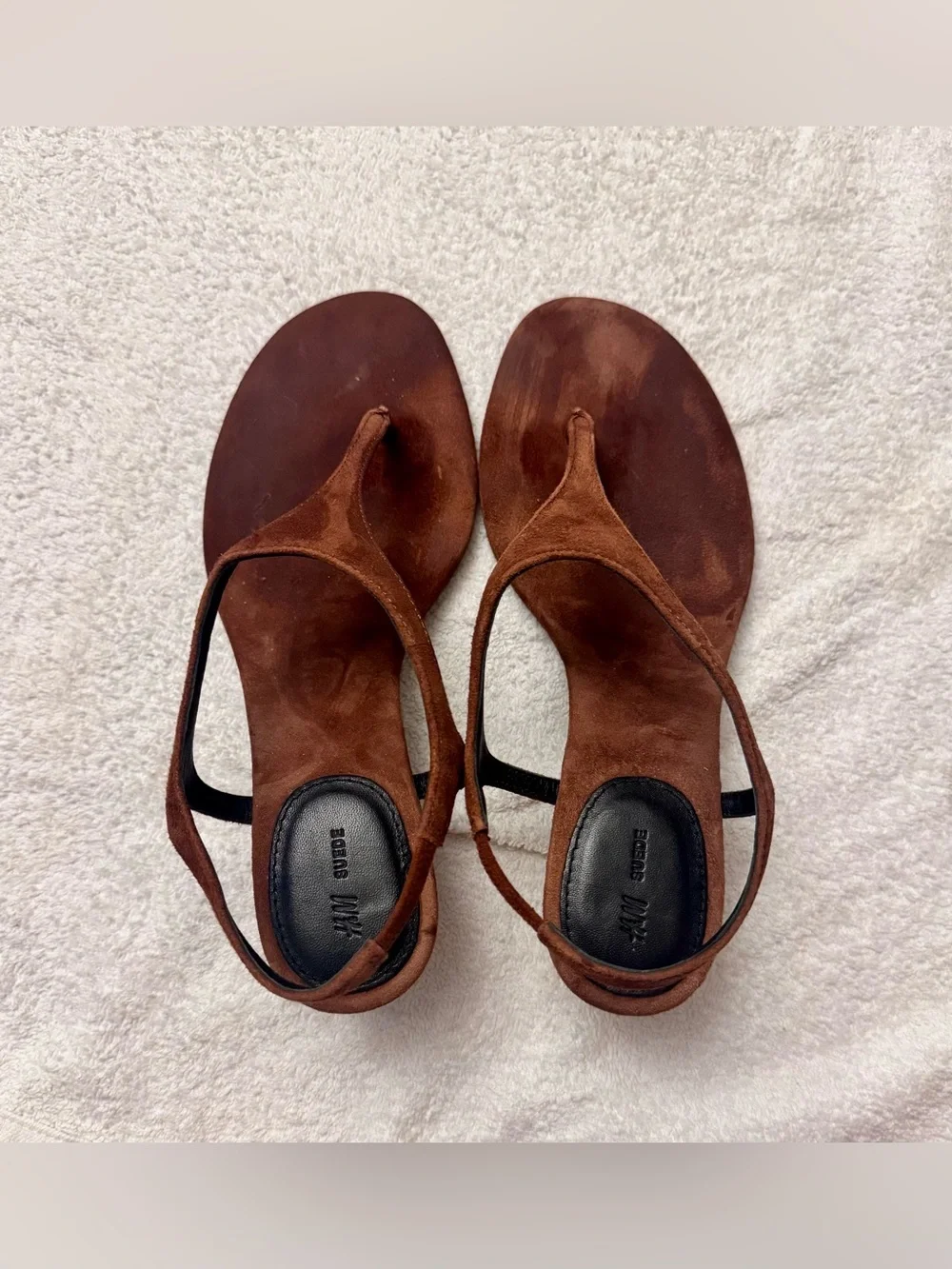 H&M Premium Limited Edition Genuine Suede Thong Slingback - Picture 4 of 12